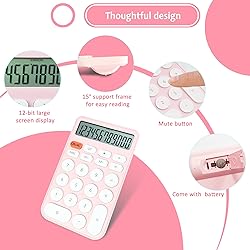 VEWINGL Standard Calculator 12 Digit,Desktop Large