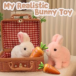 noxozoqm Bunby - My Realistic Bunny Toy,Bundy