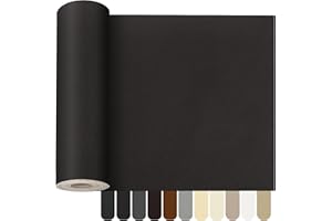 OcePor Self Adhesive Leather Repair Patch, 17x90 inch Leather Repair Tape, Leather Patches for Furniture, Vinyl Leather Repair Kit for Couches, Boat Seats, Furniture, Cars(Dark Coffee)