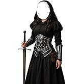 REDSKY TRADER Medieval Corset Armor Set – Brave Lady Bracers | Fantasy Waist Armor, LARP,Gift for Women, Girlfriend Gift, Renaissance Costume