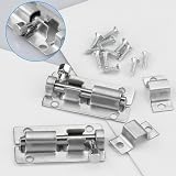 KZNKZN 2x 2 Inch Stainless Steel Sliding Bolt Latch Lock Silver for Doors view 5