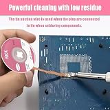 Siqian 2 PCS Solder Wick Braid Desoldering Copper Wire 2.5mm W 5' No-Clean Flux view 5