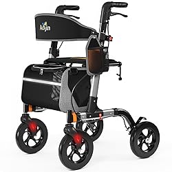 Walkers for Seniors, Rollator Walker with Seat, 350