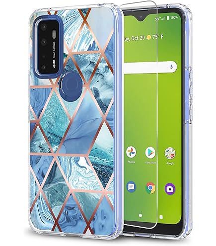 For BLU Wiko Ride Case, AT&T Radiant Core/Cricket Icon With Built-in Screen Protector, Nagebee - Foto 8