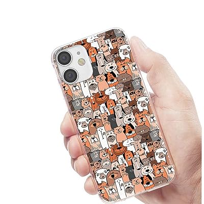 Buy Iphone 11 Case Cute For Girls Chichic Full Body Protective Shockproof Thin Slim Flexible Soft Tpu Clear Case Cover With Design For Iphone 11 Xi 6 1 Cartoon Animal Pet Cute Dog Puppy
