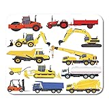 Emvency Mouse Pads Vehicle of Industrial