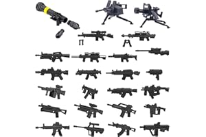 HIMIRICH Weapons Pack Military Toy Set Building Blocks Model for Soldier Figures, Army Equipment Gear Kit Pieces and Parts Accessories Compatible with Major Brand