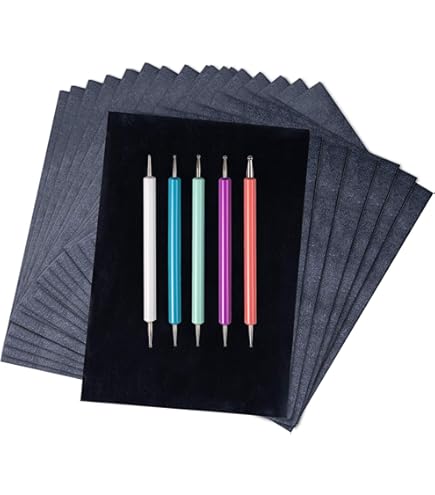 Amazon.com: 50 Sheets Carbon Transfer Paper - Black Graphite, 8.3
