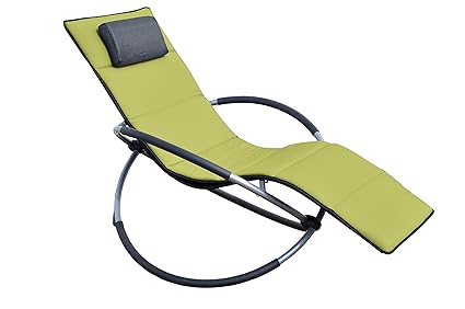 Leco Promo Schaukelstuhlkissen Grün 173 x 55 x 1 cm