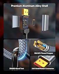 Highwings 80Gbps Displayport Cable 2.1