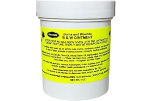 GENERIC B & W Ointment (Burn &Wound) Natural Burn Salve Amish Made Burn Salve Burn Relief - 4oz
