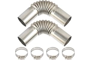 24mm Air Diesel Parking Heater Exhaust Pipe Tube Elbow Connector Exhaust Pipe Duct Connector Diesel Boat Heater Parts Car Acc