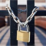 ABUS Padlock Brass Lock 65/40 Set of 4 Keyed Alike Security Level 5 view 3