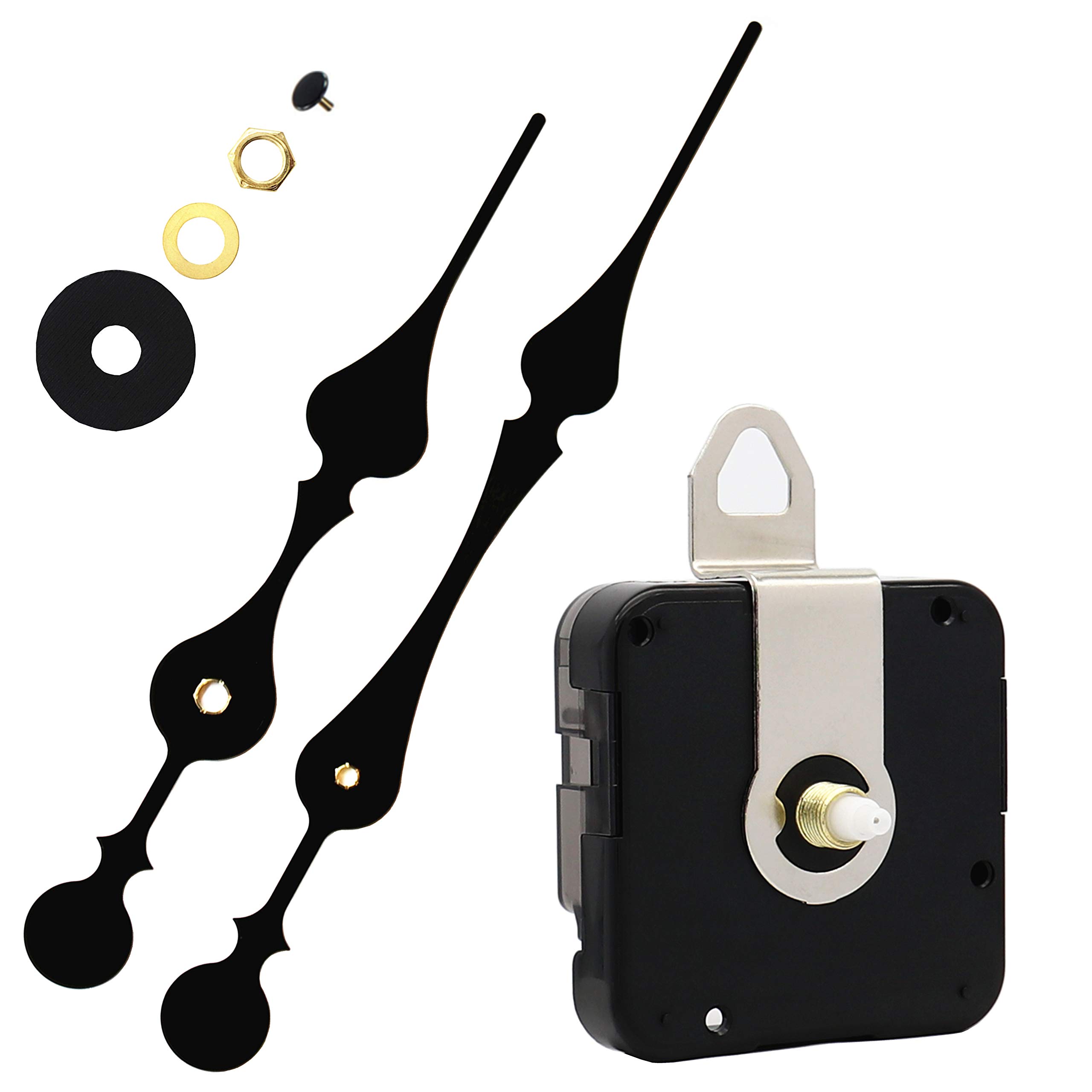 Photo 1 of 12888 Youngtown 13.5mm Shaft Clock Movement with 2 Spade Hands to Fit Dials up to 40 cm (15.7 Inches) in Diameter.