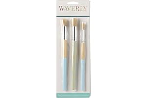 Plaid Enterprises, Inc. 36428 Waverly Stencil Brush Set, 0.25"/0.5"/0.125", Blue