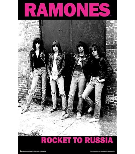 Amazon.com: The Ramones- Rocket To Russia Poster 24 x 36in
