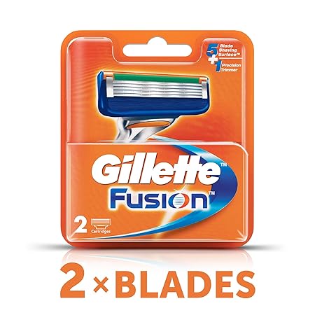 Gillette Fusion Manual Shaving Razor Blades - 2s Pack (Cartridge)