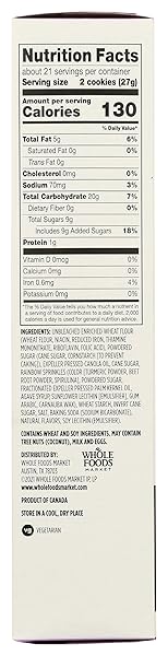365 BY WHOLE FOODS MARKET, BIRTHDAY CAKE SANDWICH CREME, 20 OUNCE