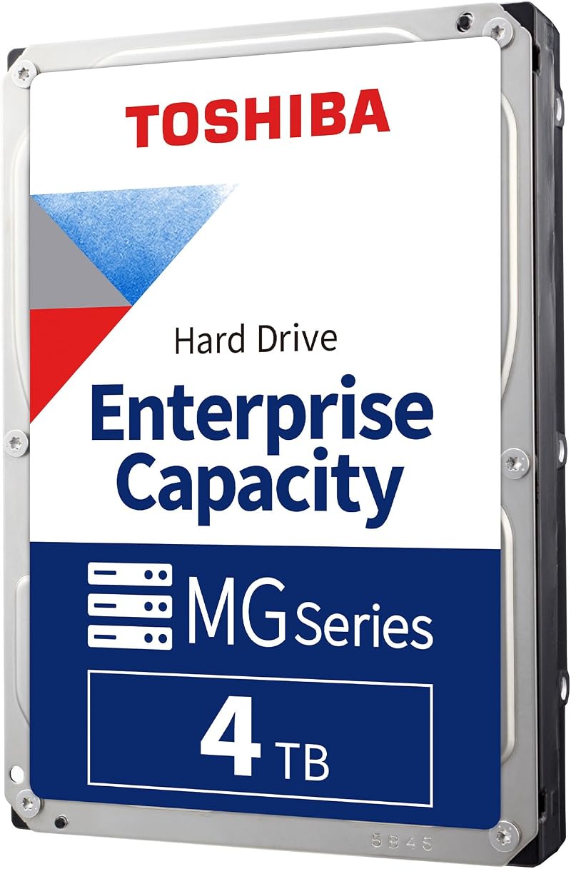 Toshiba 4TB MG Series Enterprise 3.5" SATA Internal Hard Drive 7200RPM 5Yr