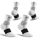 NEENCA Medical Compression Socks—2 Pairs, Ankle Socks for Injury Recovery, Pain Relief, Swelling, Sport Protection 20-30 mmHg