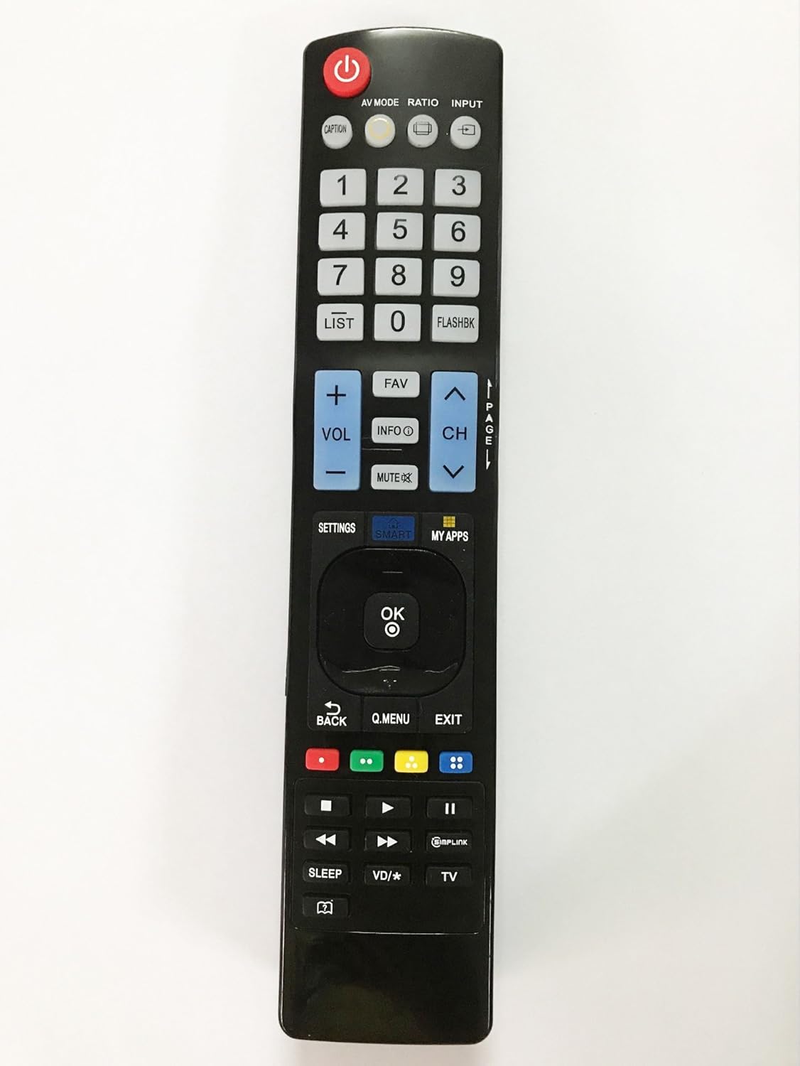 Replacement Remote Controller for LG TV 49UB8300UG 55LA6205