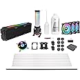 Thermaltake Pacific CL360 Max D5c Res/Pump 16.8 Million Color RGB (Alexa, Razer Chroma) Software Enabled Copper Radiator PETG Hard Tube Water Cooling Kit CL-W259-CU00SW-A