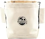 Graintex CB1136 Canvas Nut Bolt Bag 3 Pockets Tool Organizer Storage view 1