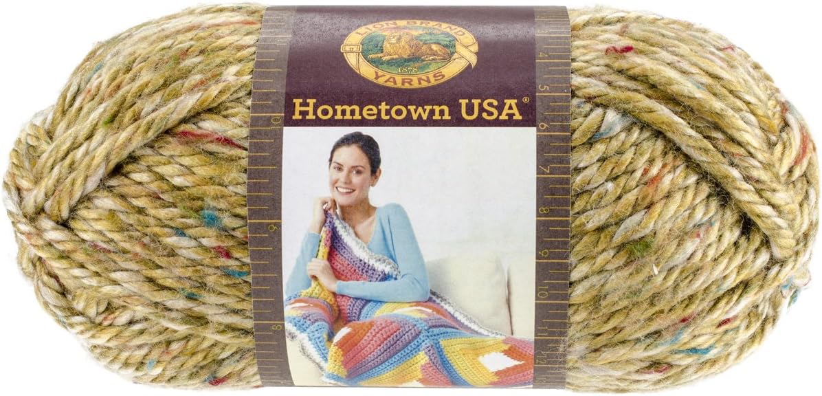 Lion Brand Yarn - Ovillo de Lana, Wichita Tweed, 1-Paquete, 1: Amazon