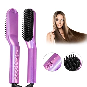 Amazon Com Electric Straight Hair Brush Straightening Comb