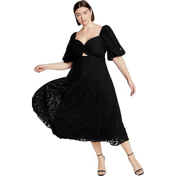 City Chic Trendy Womens Plus Size Cotton Lace Dress (White, 14W) at Amazon  Women's Clothing store