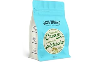 Java Works Coffee - Pistachio Cream Flavoured Coffee | 340 grams | Medium Roast | Whole Bean
