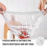 Siqian 150 Pack Food Covers Plastic Stretch Bowl Lids Kitchen Supplies view 6