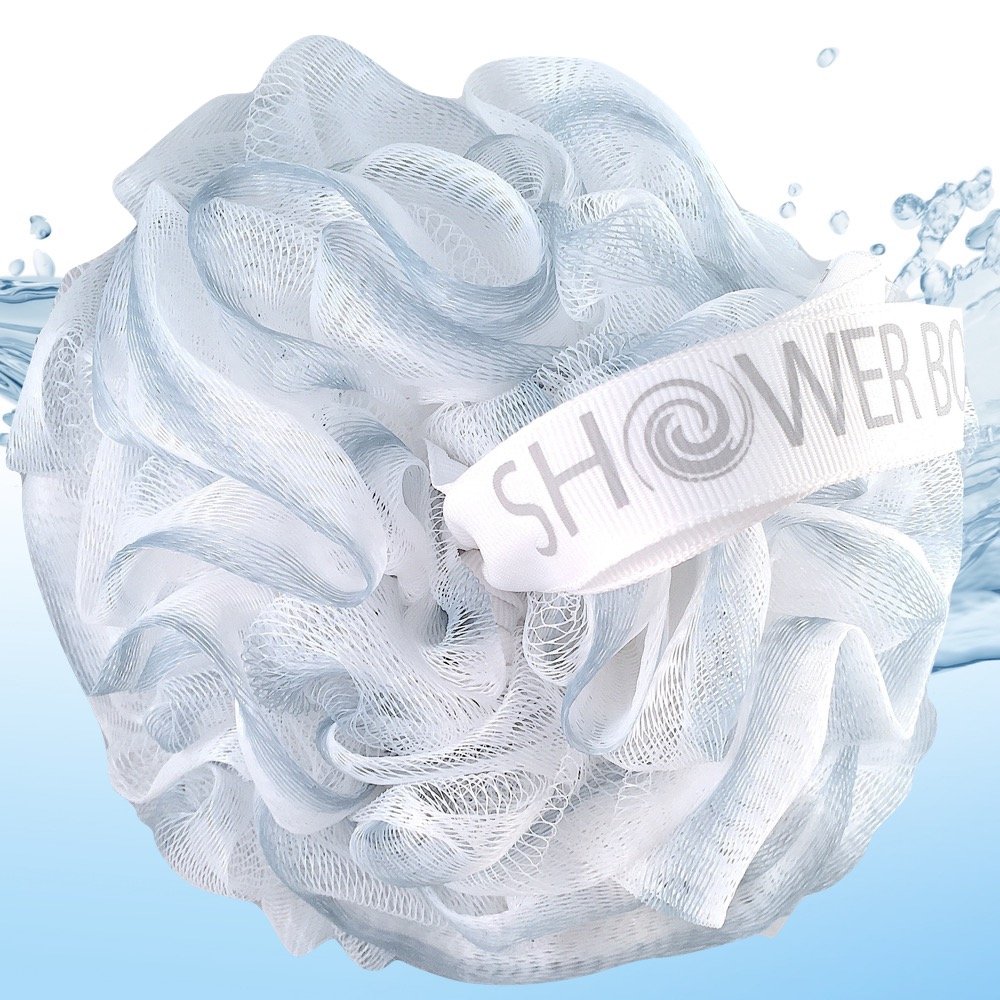 Loofah Bath Sponge XL 75g Soft Set by Shower Bouquet: 4 Pack Pastel Colors - Extra Large Mesh Pouf Scrubber for Men and Women - Exfoliate with Big Lathering Cleanse: Beauty