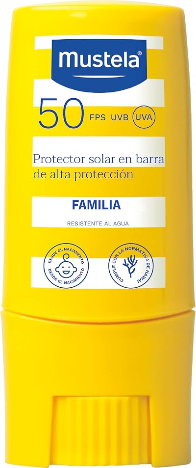 Mustela High Protection Sun Stick SPF50 9ml Fragrance Free for Family