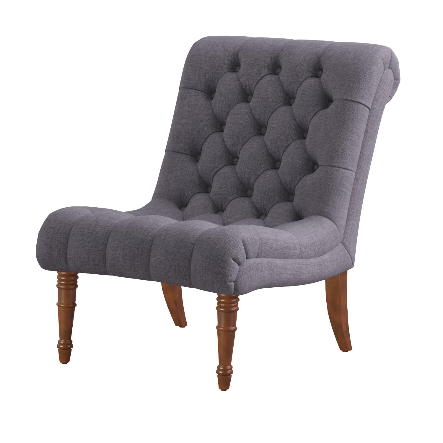 grey accent chair