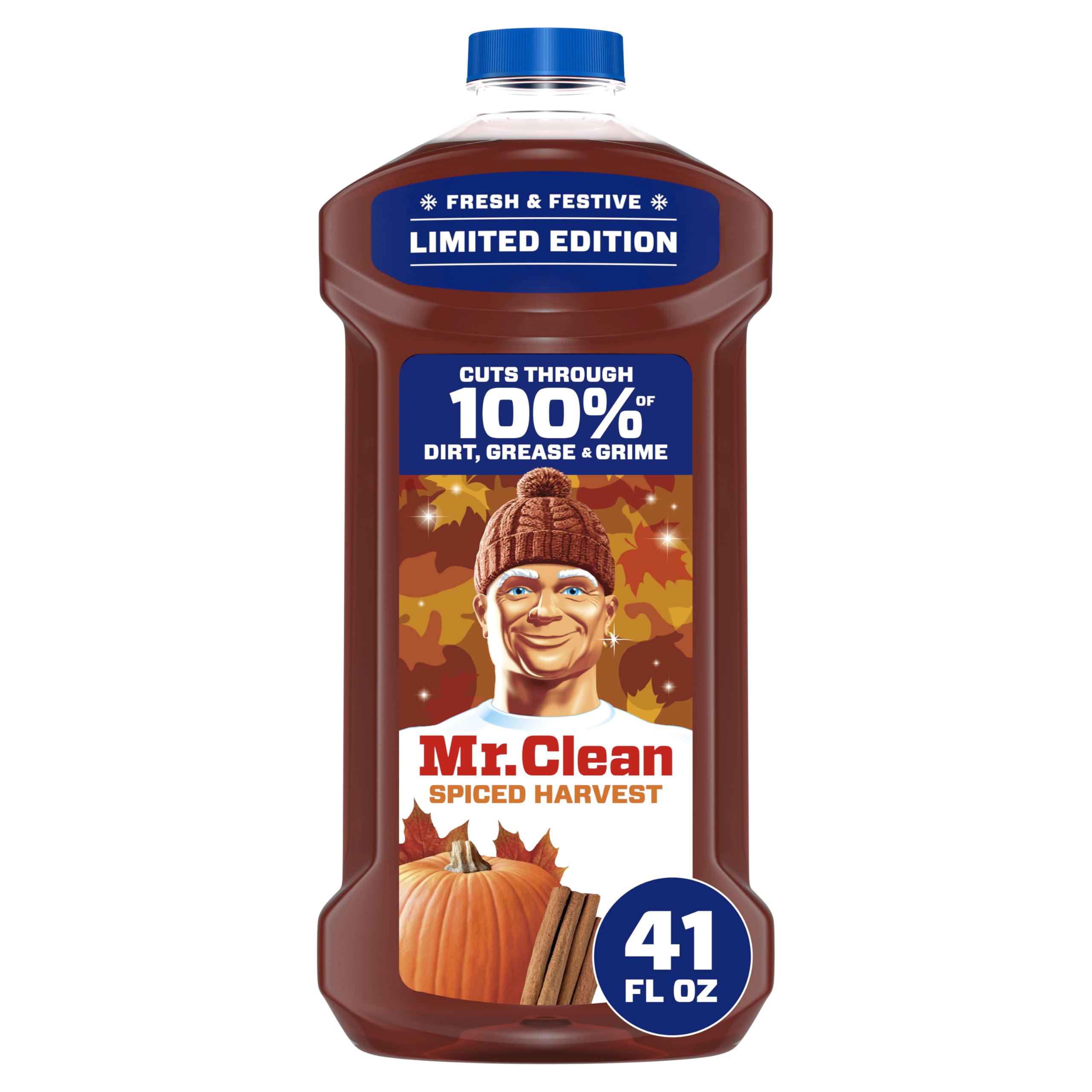 Photo 1 of Mr. Clean All Purpose Cleaner, Cleaning Liquid, Spiced Harvest, 41oz