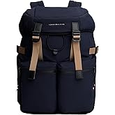 Tommy Hilfiger Mens Travel Flap Backpack,SPACE BLUE One Size
