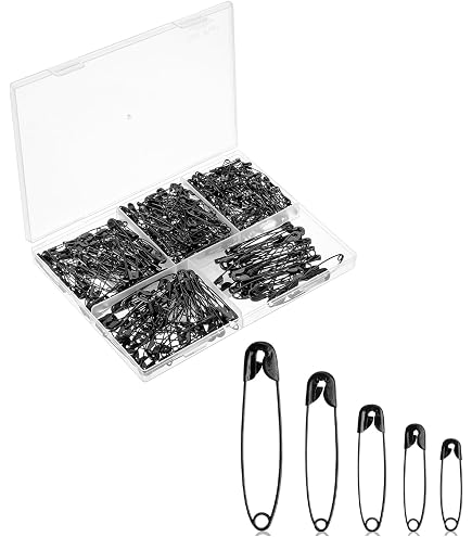 Pack De 20 Imperdibles Grandes - 5 Cm, Acero Inoxidable Plateado Para Costura Y Manualidades