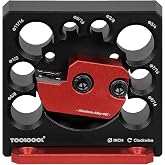 Toolcool Electric Drill Carbide Inserts Dowel Maker High Speed Dowel Cutter Plate (Imperial 8 Holes)