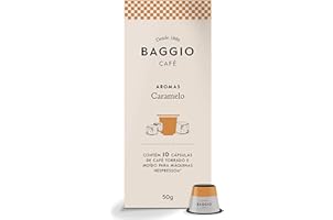 Cápsulas de Café Aroma Caramelo Baggio Café, compatível com Nespresso, contém 10 cápsulas