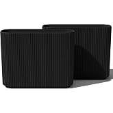 Veradek Demi Series Span Planter - Tall and Wide Outdoor Planter with Shelf | Made From a Durable Plastic-Stone Composite Featuring a Removable Insert Shelf. Modern Porch/Patio D&eacute;cor