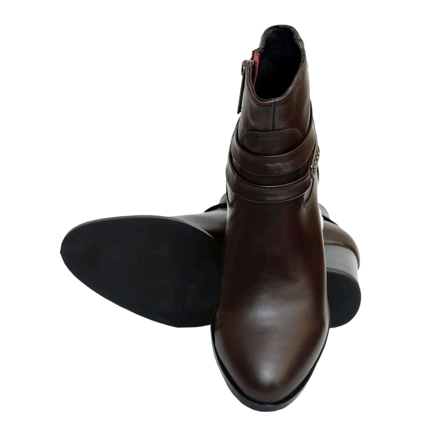 salt n pepper rosyman real leather zipper womens boots