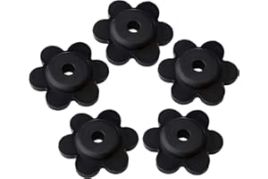 SUMAJU 5pcs Flag Stops, Rubber Garden Flag Stoppers Flag Pole Stopper for Christmas Garden Flag Pole Stand