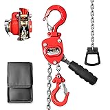 FITHOIST Manual Lever Chain Hoist Come Along 1/4