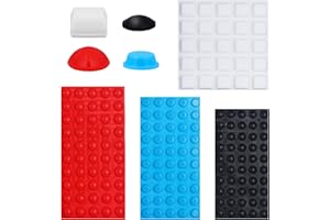 QULKWS 175 Pcs Bump Dots for Visually Impaired Braille Bump Dot Sticker Silicone Braille Sticker Blind People Tactile Aids Low Vision Blind Aids Gadgets Impairment Sticky Bumps Raised Tactile Adhesive Dot