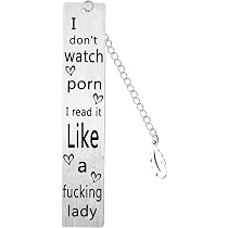 Amazon.com: Funny Bookmarks Gifts for Women I Don't Watch Porn. I ...