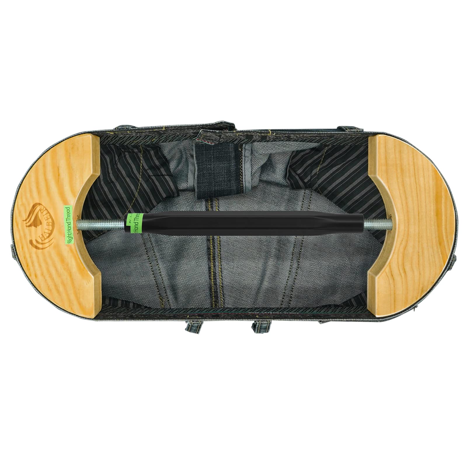 HAIBEIR Easy Pant Stretcher for Jeans with Aerial Aluminium Alloy Adjustable Buckle Waist Stretcher -Instant Stretch-30’’ to 59’’