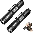 WUBEN L50 LED Flashlight Rechargeable, 1200 High Lumens Flash Light, Tactical Flashlight IP68 Waterproof with 5 Mode, EDC Handheld Flashlight for Home Camping Emergencies, Tool Gifts for Men
