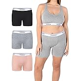 POSESHE Women's Boxer Briefs 6" Inseam, Ultra-soft MicroModal Boyshorts Underwear S-5XL