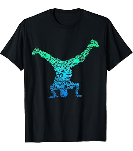 Amazon.com: Break Dancing Shirt Bboy Poses Retro Vintage Hip Hop